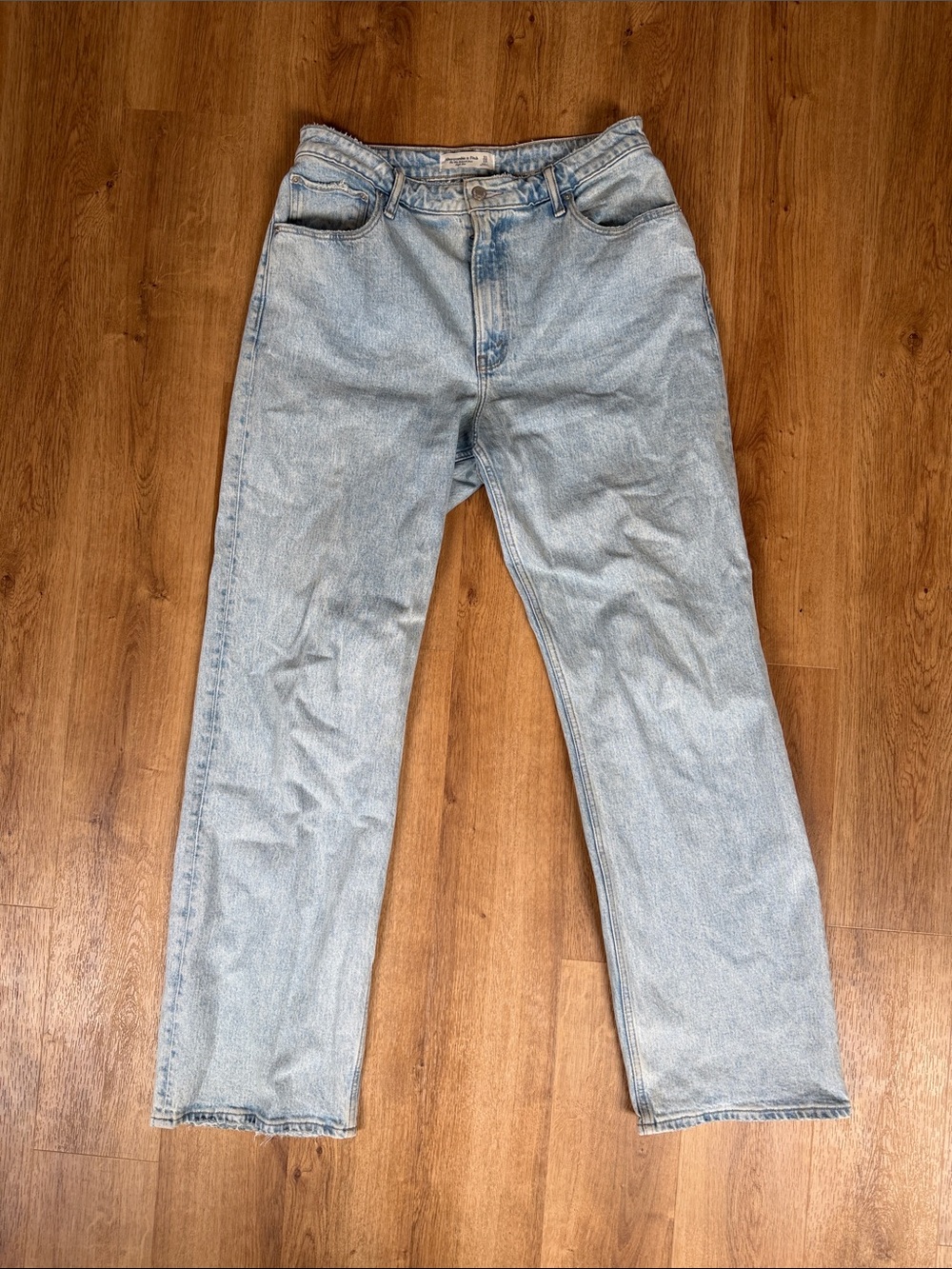 Abercrombie & Fitch Light Blue Women's Straight Jeans